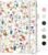 Lined Journal Notebook for Women & Men, Hardcover Leather Journal for writing, A5 College Ruled Notebook for Work & Note Taking, Perfect for Office School Home Supplies, 160 Pages, Garden