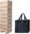 PetGirl Giant Tumble Tower, Pine Wooden Topple Game Classic Block Stacking for Kids/Adults/Family, 54 PCS (Stack from 1.77Ft to Over 4Ft)