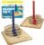 Triumph Sports Triumph Premium Wooden Quoit Set – Includes 2 Targets and 6 Sisal Rope Rings