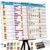Portfolio Projects Management Board Set. Magnetic Project Whiteboard, Easel, 660 Project Magnets, Accessories. Enables Full Control for up to 20 Projects. Project Tracker Board, Project Planner Board