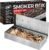 Kaluns Universal Stainless Steel Smoker Box, Gas or Charcoal Grill Smoke Box, Works with Wood Chips, add Delicious Smoked Flavor, Hinged Lid,Warp Free Grill Accessories