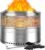 YEFU Fire Pit 20in Dia, Folding Smokeless Firepit, Wood Burning Stainless Steel Portable Outdoor Fireplace with Removable Ash Stand,Gloves,Fire Poker,Bonfire Fire Pits for Outside Camping, 17.8 lbs