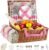 Picnic Basket for 4 Persons Willow Weaving Picnic Set with Cooler Insulation Bag and Waterproof Picnic mat Picnic Baskets for Camping,Wedding,Summer Beach, Outdoor,Birthday Gifts
