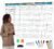 Large Project Management Vision Board, 36″x45″ Office Whiteboard for Scheduling & Tracking Progress, Laminated Wall Planner for Managers & Entrepreneurs