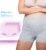 Frida Mom Women’s Postpartum Underwear, Disposable Boyshort Underwear, Seamless with Stretchy Support, Postpartum Essentials, Size Regular (Waist 28″-42″ Stretched), 8 Count, Grey