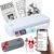 2025 Inkless Portable Printer Wireless for Travel, Bluetooth Thermal Printer Supports 8.5×11 US Letter, Compatible with iOS, Android, MAC, Windows for Office, Car and Home, w/Case+ 3 thermal rolls Kit