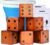 3.5″ Giant Wooden Yard Dice Set – Large Lawn Yatzee with Scoreboard – Outdoor Beach Backyard Games for Adults Family (Including Collapsible Bucket)
