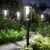 Super Bright Solar Pathway Lights Outdoor,8 Pack Solar Lights Outdoor,IP65 Waterproof Solar Garden Lights Solar Powered Landscape Lighting for Yard Patio Walkway Driveway Pathway (Cool White)