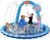 110″ Splash Pad for Kids & Dogs, 2-in-1 Large Sprinkler Water Toys with Basketball Hoop Arch, Thickened Pool Mat Toys for Backyard & Garden Outdoor Summer Fun Ages 4-12