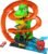 Hot Wheels Toy Car Track Set, City T-Rex Blaze Battle Playset & 1:64 Scale Die-Cast Vehicle, 18” Tall, Multiple Race Outcomes, Spinning Dinosaur Eyes