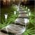 DenicMic Solar Lights Outdoor Pathway Lights 6000K LED Waterproof Acrylic Lamp Head Stainless Steel Stake for Yard Garden Landscape Path Walkway Driveway Patio Lawn (15Pack Cold White)