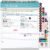 To Do List Notepad, Spiral Bound Undated Daily Planner, 52 Sheets 8.5″ X 10.5″ Tear Off Task Planning Pad with Checklist, For Work Office Home