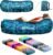 Nevlers 450Lbs Cap Air Sofa Inflatable Couch Palma | 210T Polyester Portable Hammock Inflatable Beach Chair | Inflatable Lounger Blow Up Couch for Camping, Hiking, Festivals, Beach, & Movie Nights