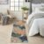 Nourison Aloha Indoor/Outdoor Blue Green 2’3″ x 8′ Area Rug, Easy Cleaning, Non Shedding, Bed Room, Living Room, Dining Room, Backyard, Deck, Patio (2×8)