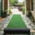 Ottomanson Artificial Grass Turf 2’7″ x 7′ Indoor Outdoor Faux Grass Rug with Drainage Holes, Customizable with Extra Long Size Options, Perfect for Patio Lawn Balcony Weddings Photoshoot Backdrop
