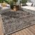 MontVoo Outdoor Rug Waterproof-Patio Rug Mat 5×8 Outdoor Carpet Reversible RV Camping Picnic Plastic Straw Rug Outside Outdoor Area Rug for Balcony Deck Backyard Patio Decor Boho Modern-Brown