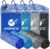 YQXCC 4 Pack Cooling Towels (40″x12″) Cool Towel, Cold Towel, Microfiber Soft Breathable Chilly Ice Towel for Sport, Yoga, Golf, Gym, Camping, Running, Fitness, Workout & More Activities