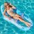 SLOOSH Inflatable Pool Floats Lounger Adult, Pool Float Lounge Raft Floaties Water Floating Recliner Chair with Cup Holders Foot Rest Swimming Floaty