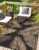 Outdoor Rug 4′ x 6′ for Patio Waterproof Clearance, Reversible Indoor Outdoor Plastic Straw Camping Rug Carpet, RV Mat, Large Area Rug for Deck, Backyard, Balcony, Porch, Beach, Black and Brown