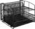 Amazon Basics Rectangular Desk Organizer 3 Tray w/Sliding Drawer and Hanging File Holder, Black