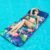 FindUWill Oversized Pool Floats Adults – 72″ x38” X-Large Fabric Covered Tanning Pool Lounger, Inflatable Pool Float with Headrest, Ultra-Comfort Pool Floaties Raft Lake Beach Float(XL, Flamingo)