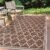 JONATHAN Y SMB109B-8 Trebol Moroccan Trellis Textured Weave Indoor/Outdoor Espresso/Taupe 8 ft. x 10 ft. Area-Rug, Coastal,Easy-Cleaning,HighTraffic,LivingRoom,Backyard, Non Shedding