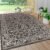JONATHAN Y SMB106G-9 Charleston Vintage Filigree Textured Weave Indoor Outdoor Area-Rug Classic Coastal Easy-Cleaning Bedroom Kitchen Backyard Patio Non Shedding, 9 X 12, Black/Gray